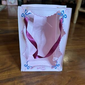 Bath & Body Works Pink and Blue Cosmetic Bag